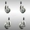 Service Caster 4 Inch 316SS Gray Poly Swivel 3/4 Inch Expanding Stem Caster Brake SCC, 2PK SCC-SS316EX20S414-PPUB-2-TLB-2-34 - alternate 1